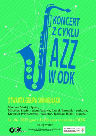 Jazz w ODK – koncert Otwartej Grupy Swingującej @ K. Trzcińskiego 12 sala teatralna ODK