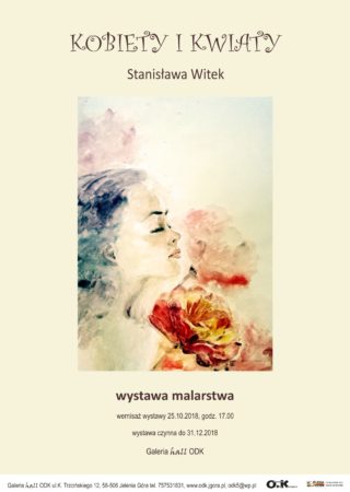 Kobiety i kwiaty – Stanisława Witek – wernisaż wystawy malarstwa akwarelowego @ K. Trzcińskiego 12 Galeria Hall