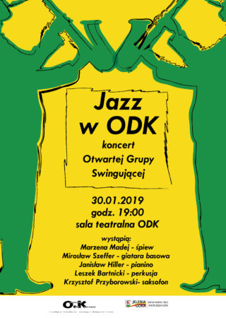 JAZZ w ODK – koncert Otwartej Grupy Swingującej @ K. Trzcińskiego 12 sala teatralna