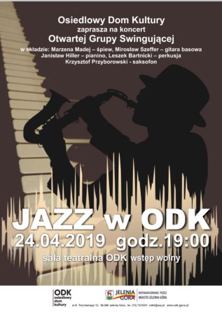 JAZZ w ODK – koncert Otwartej Grupy Swingującej @ K. Trzcińskiego 12, sala teatralna